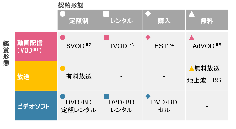 「動画配信／放送／ビデオソフト市場 ユーザー分析レポート」